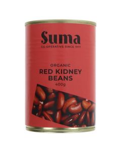 SUMA ORGANIC RED KIDNEY BEANS 12 X 400G