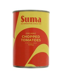 SUMA CHOPPED TOMATOES (ORGANIC) 12 X 400G