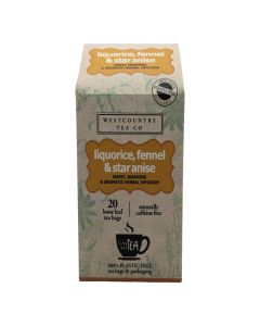 TIME OUT LIQUORICE  FENNEL & STAR ANISE TEA  6X 20 BAGS