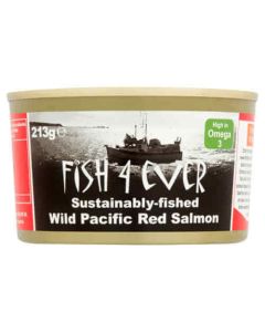 FISH4EVER WILD PACIFIC RED SALMON 1 X 213G