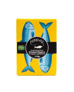 FISH4EVER SMOKED KIPPERS IN ORG RAPESEED OIL 110G X 1