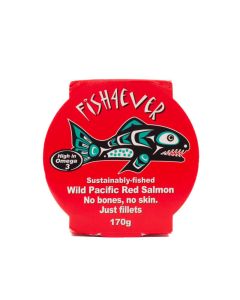 FISH4EVER WILD PACIFIC RED SALMON FILLETED 170G X 1