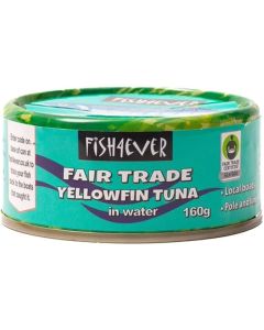FISH4EVER YELLOW TUNA FISH IN WATER 1 X 160G