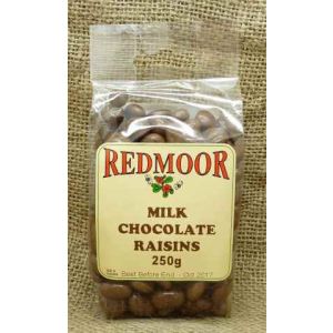 MILK CHOCOLATE RAISINS 250G
