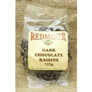 DARK CHOCOLATE RAISINS 125G