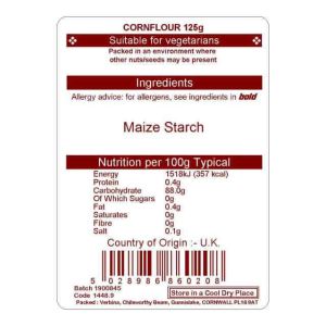 CORNFLOUR 125G