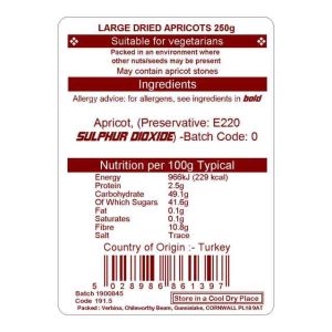 APRICOTS LARGE 250G