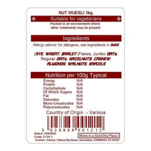 NUT MUESLI 1KG