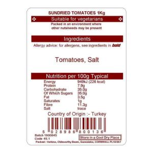 SUNDRIED TOMATOES KG   TURKEY