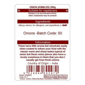 ONION KIBBLED 250G