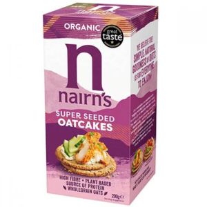 NAIRNS SUPER SEEDED OATCAKE - ORGANIC 1 X 200G