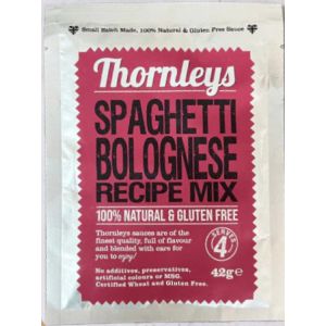 THORNLEYS SPAGHETTI BOLOGNESE SAUCE 1X42G