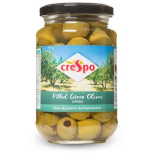 CRESPO GREEN OLIVES PITTED 8 X 354G