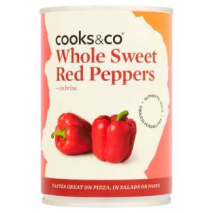 C&C SWEET RED PEPPERS  1 X 390G