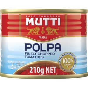 MUTTI FINELY CHOPPED TOMATOES 12 X 210G