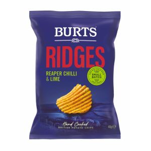 BURTS RIDGES REAPER CHILLI & LIME 20 X 40G