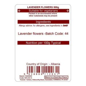 LAVENDER FLOWERS   500G