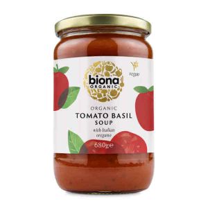 BIONA TOMATO BASIL SOUP ORGANIC 6X680G