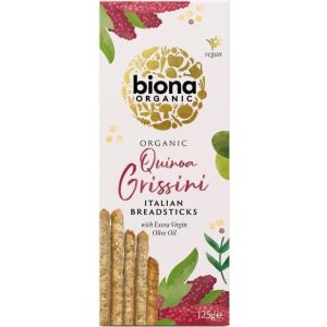 BIONA ORGANIC GRISSINI BREADSTICKS - QUINOA 125G X 12