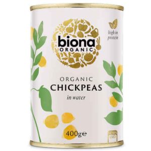 BIONA ORG CHICK PEAS 400G X 6