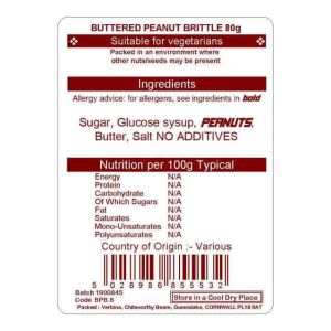 PEANUT BRITTLE  80G