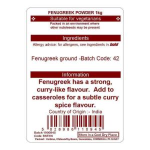 FENUGREEK GROUND KG