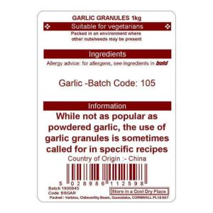 GARLIC GRANULES KG