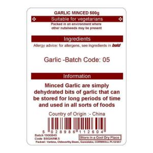 GARLIC MINCED 500G