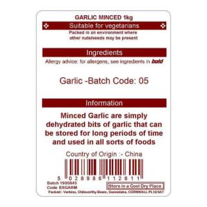 GARLIC MINCED  KG