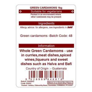CARDAMOMS GREEN KG