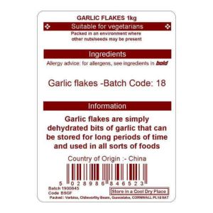 GARLIC FLAKES KG