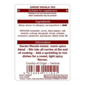GARAM MASALA KG