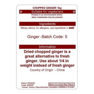 GINGER CHOPPED KG
