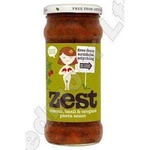 ZEST BASIL & OREGANO PASTA SAUCE 6 X 340G