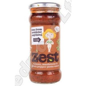 ZEST MUSHROOM & GREEN PEPPER PASTA SAUCE 6 X 340G
