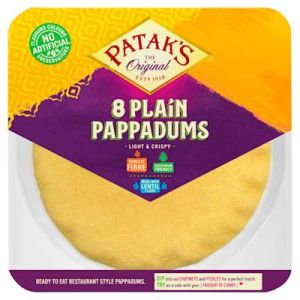 BD LARGE RTE PAPPADUMS 1 X 64G