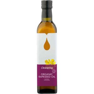 CLEARSPRING RAPESEED OIL - ORGANIC 500ML X 6
