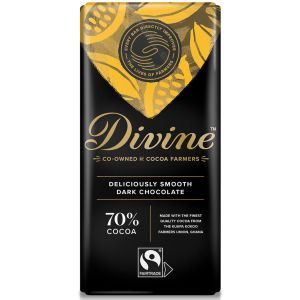 DIVINE 70% DARK CHOCOLATE 15X90G