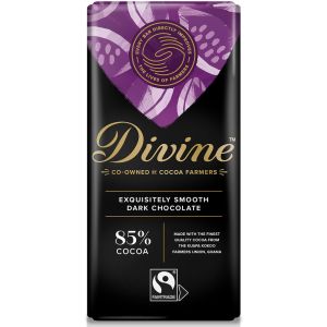 DIVINE 85% DARK CHOCOLATE 15X90G