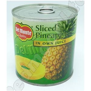 DEL MONTE PINEAPPLE SLICES IN JUICE 12 X 432G