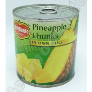 DEL MONTE PINEAPPLE CHUNKS IN JUICE 12 X 435G