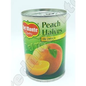 DEL MONTE PEACH HALVES IN JUICE 6 X 415G