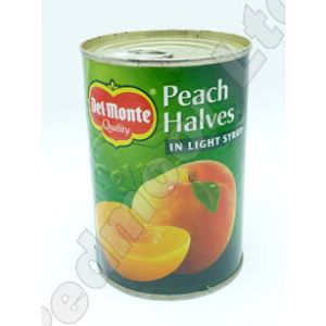DEL MONTE PEACH HALVES IN SYRUP 6 X 420G