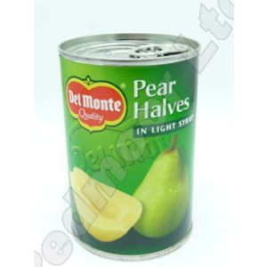 DEL MONTE PEAR HALVES IN SYRUP 6 X 420G