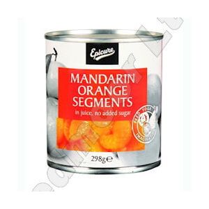 EC MANDARIN ORANGE SEGMENTS IN JUICE 1 X 298G