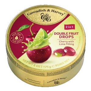C&H DUO FRUIT CHERRY FILLED LIME 1 X 175G