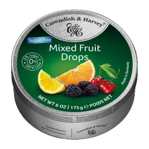 C&H SUGAR FREE MIXED FRUIT DROPS 1 X 175G