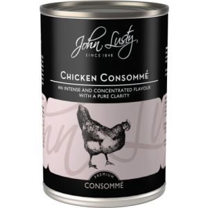 JOHN LUSTY CHICKEN CONSOMME      390G