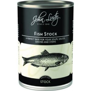 JOHN LUSTY FISH STOCK   410G