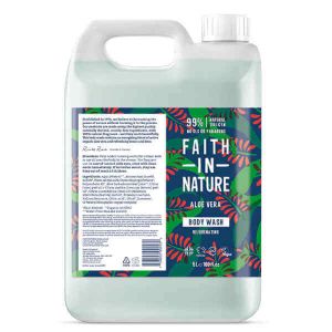 FAITH BODY WASH ALOE VERA 5LTR